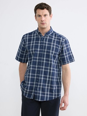 Lc Waikiki Yeni Sezon Regular Fit Ekose Armürlü Erkek Gömlek