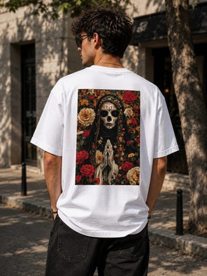 Montree Erkek Oversize Baskılı %100 Pamuk T-Shirt