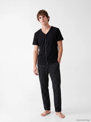 Lc Waikiki Yeni Sezon Regular Fit Ekose Erkek Pijama Takım