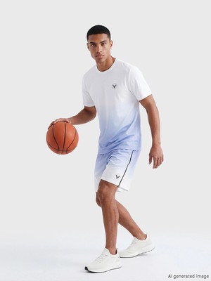 Lc Waikiki Yeni Sezon Regular Fit Beli Lastikli Baskılı Erkek Spor Şort