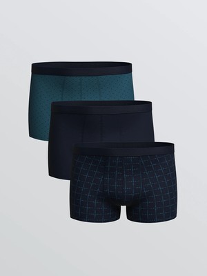 Lc Waikiki Yeni Sezon Standart Kalıp Pamuklu Esnek Erkek Boxer 3'lü