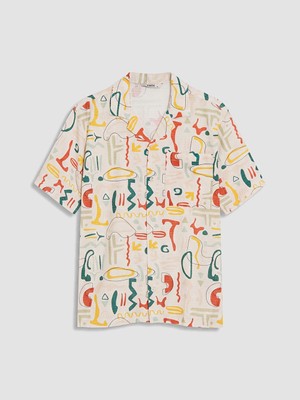 Lc Waikiki Yeni Sezon Relax Fit Desenli Erkek Gömlek