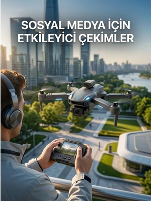 Cenk Xstore Katlanabilir Profesyonel Görünümlü Kamera Drone