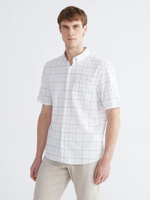 Lc Waikiki Yeni Sezon Regular Fit Ekose Armürlü Erkek Gömlek