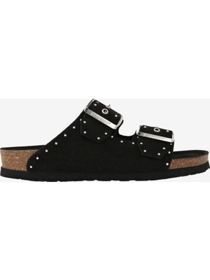   Kadın Terlik G105592 Genuins Honolulu Lead Velour Black