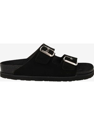   Kadın Terlik G104349 Genuins Hawaıı  Velour Black