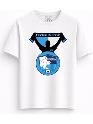Rabona Fashion Erzurumspor Mavi Beyaz Aşk T-Shirt