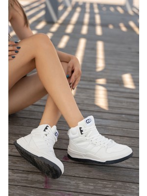 Panorama Kadın Bağcıklı Yüksek Bilekli Sneaker