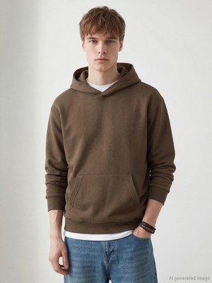 Lc Waikiki Yeni Sezon Erkek Kalın Hoodie