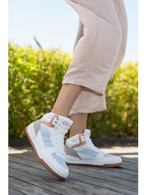 Panorama Kadın Bağcıklı Yüksek Bilekli Sneaker