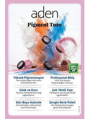 Aden Pigment Powder - Pigment Tozu Vanity(Mercan Bakır)