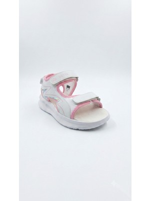 Ustalar Ayakkabı Beyaz-Pembe Çocuk Sandalet 612.2610