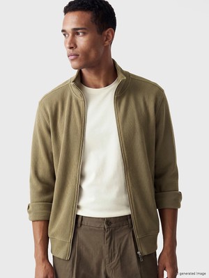Lc Waikiki Yeni Sezon Dik Yaka Erkek Fermuarlı Sweatshirt