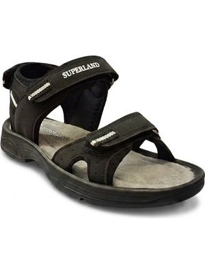 Ustalar Ayakkabı Siyah Erkek Çocuk Sandalet 580.F-616