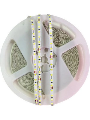 Powerr Led Aydınlatma 24 Volt 5 mm 2835 Smd 6500K Beyaz Iç Mekan 120 Ledli 10 Metre Şerit LED