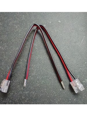 Powerr Led Aydınlatma 5 mm Smd ve Cob Şerit LED Voltaj Güç Kablosu 10 Adet