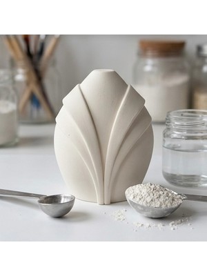 Karakız Dekoratif Stun Mum Silikon Kalıp 10x7.5 Cm
