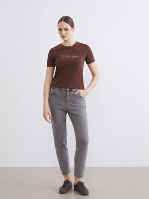 Lc Waikiki Yeni Sezon Slim Mom Kadın Jean Pantolon