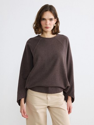 Lc Waikiki Yeni Sezon Bisiklet Yaka Oversize Bluz