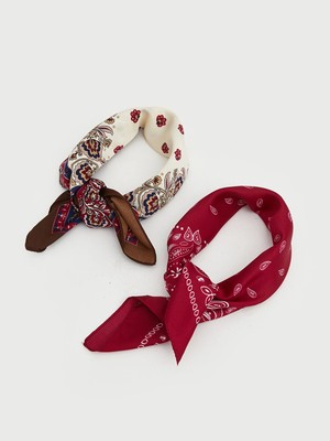 Lc Waikiki Yeni Sezon Desenli Kadın Bandana 2'li