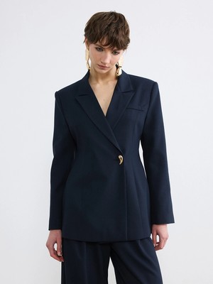 Lc Waikiki Yeni Sezon Kruvaze Yaka Kadın Blazer Ceket