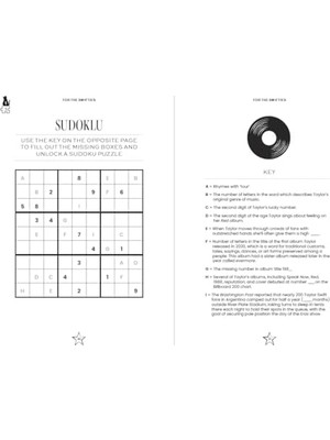 Alkar Ticaret For The Swifties: A Puzzle Book Inspired By Taylor Swift (Unofficial Version): (Unofficial Version)