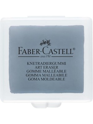 AyrStore Yoğurulabilir Sanat Silgisi Gri, Yumuşak Düzeltmeler Için Ergonomik Şekilli Kaliteli Silgi, Leke ve Pvc Içermez