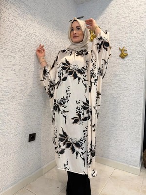Aysun Aydemir Desenli Yazlık Salaş Uzun Tunik