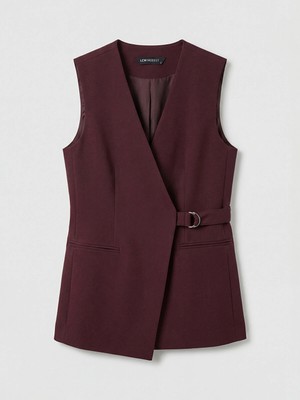 Lc Waikiki Yeni Sezon Kruvaze Yaka Kadın Klasik Yelek