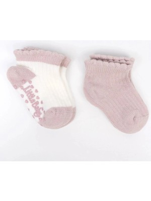 Svoria Store Mey Ithalat® Kaymaz 2li  Kız Bebek Patik Çorap K44149  (Tek Adet Fiyatıdır)