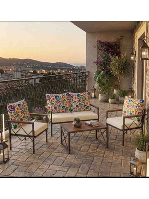 Madaminci Butik Bahçe Balkon Minder Kılıfı