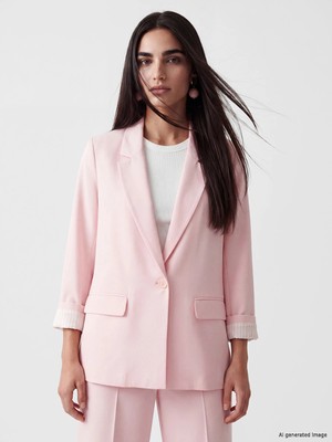 Lc Waikiki Yeni Sezon Keten Karışımlı Kadın Blazer Ceket