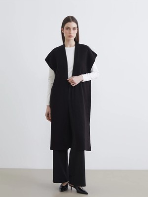 Lc Waikiki Yeni Sezon Şal Yaka Oversize Kadın Triko Yelek
