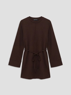 Lc Waikiki Yeni Sezon Kuşaklı Soft Touch Kadın Sweatshirt Tunik