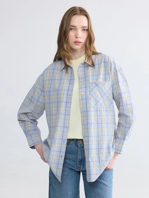 Lc Waikiki Yeni Sezon Ekose Oversize Kadın Gömlek