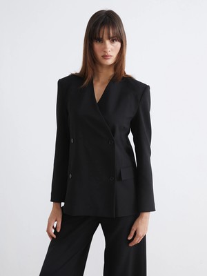 Lc Waikiki Yeni Sezon Kruvaze Yaka Kadın Blazer Ceket