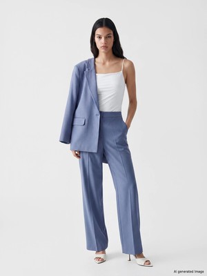 Lc Waikiki Yeni Sezon Regular Fit Keten Karışımlı Kadın Pantolon