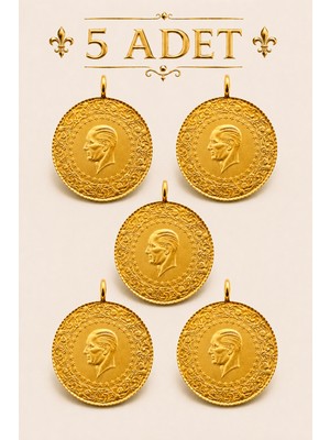 Aks Gold 5 Adet Yeni Tarihli Çeyrek Altın