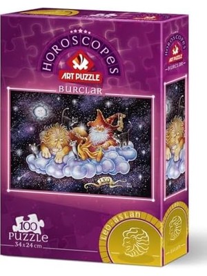 Aslan Burcu 100 Parça Puzzle
