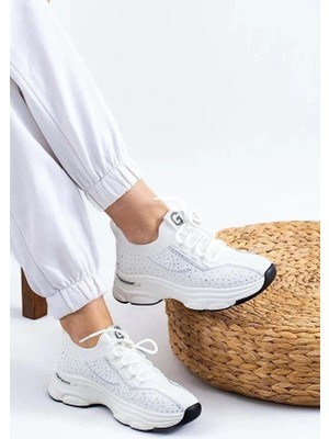 Guja 25Y309-1 Beyaz Kadın Sneaker