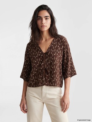 Lc Waikiki Yeni Sezon Desenli Oversize Kadın Kimono