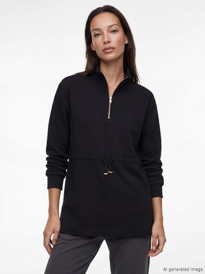 Lc Waikiki Yeni Sezon Soft Touch Oversize Kadın Sweatshirt Tunik