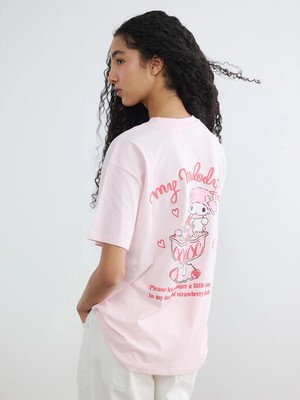 Lc Waikiki Yeni Sezon My Melody Baskılı %100 Pamuklu Kadın Tişört