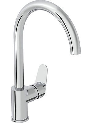 VitrA Flow Round Eviye Bataryası (C-Tip) Krom - A43407