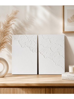 Şnt Art Studio 3 Boyutlu Deniz Dalgası Desenli Alçı Dokulu Pinterest Kanvas Tablo