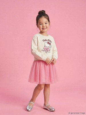 Lc Waikiki Yeni Sezon Hello Kitty Baskılı Kız Çocuk Tütü Elbise