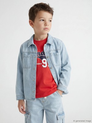 Lc Waikiki Yeni Sezon Erkek Çocuk Jean Gömlek