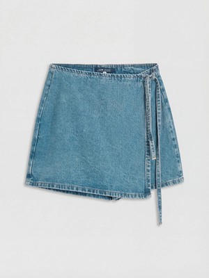Lc Waikiki Yeni Sezon Standart Fit Jean Şort Etek