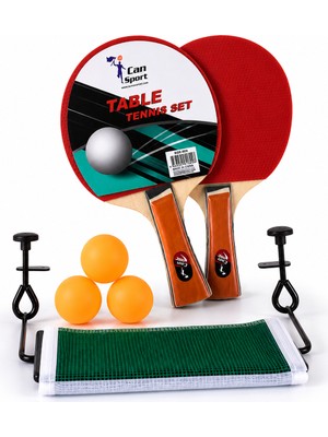 Masa Tenisi Seti 2 Raket 3 Top ve File Dahil Taşınabilir Pinpon Seti