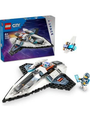 City Yıldızlararası Uzay Gemisi 60430-6 Yaş ve Üzeri Kız ve Erkek Çocukları Için Astronot Minifigürü Içeren Yaratıcı Oyuncak Seti, Çocuklar Için Doğum Günü Hediyesi Fikri (240 Parça)